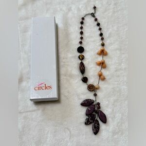 Stone & beaded necklace.  Very unique!  Purchased at Circles Boutique.